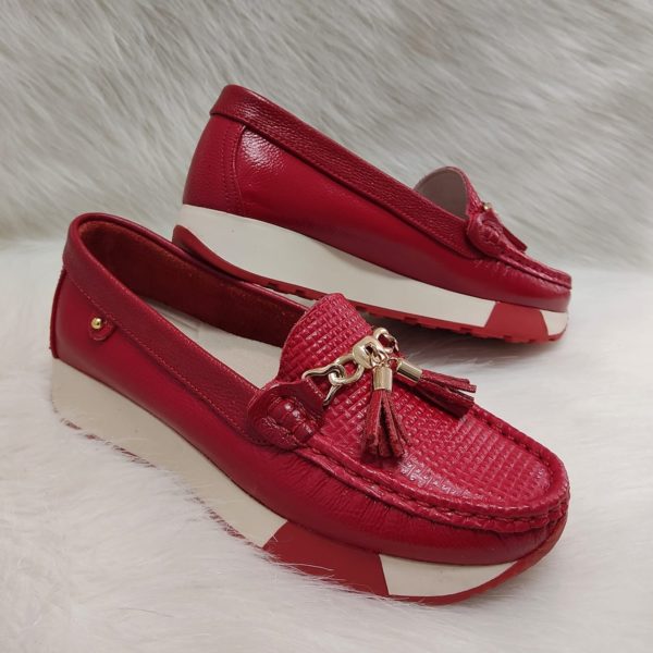Mocasin en Cuero