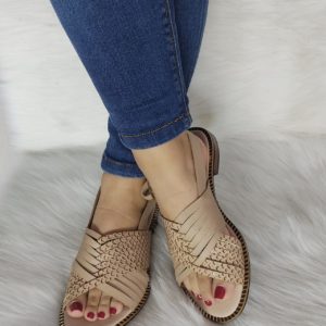 Sandalia Plana Cuero