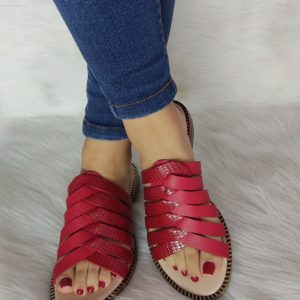 Sandalia Plana Cuero