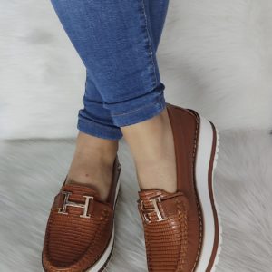 Mocasin en Cuero