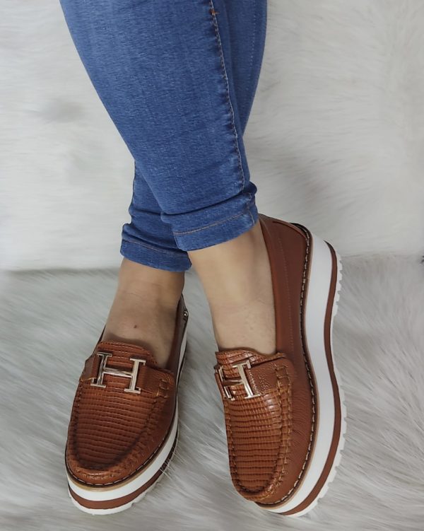 Mocasin en Cuero