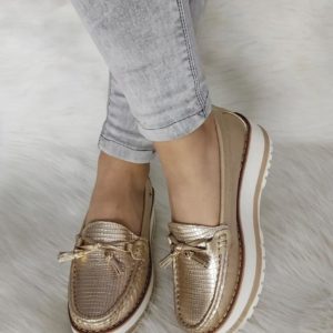 Mocasin en Cuero