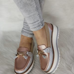 Mocasin en Cuero